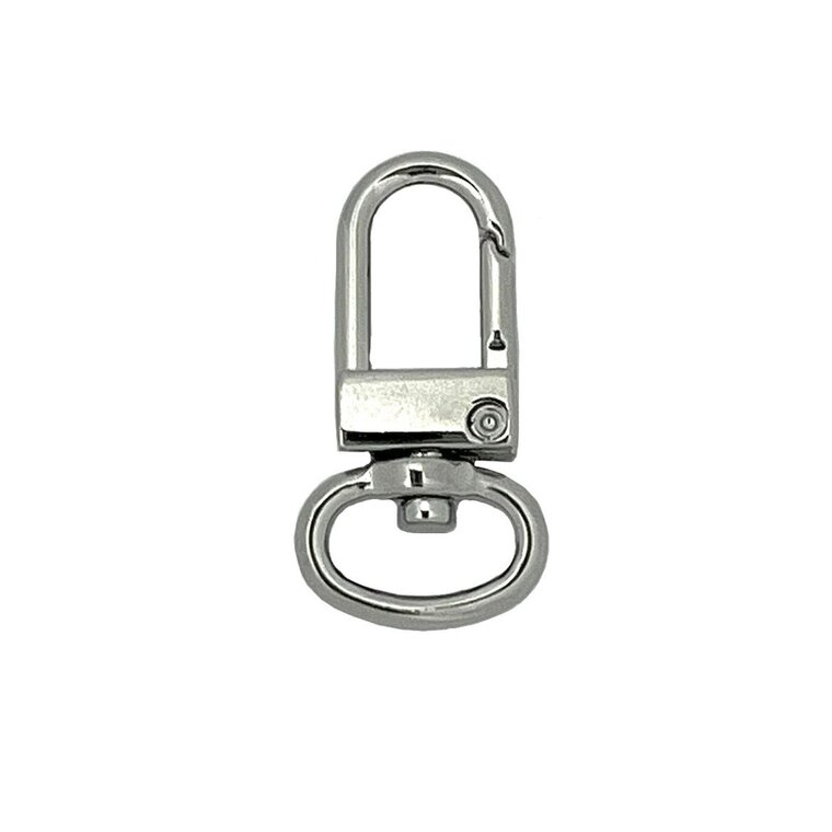 Musketonhaak nikkel 12mm
