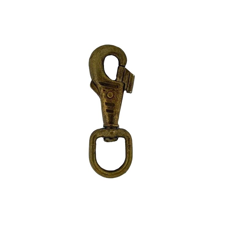 Musketonhaak rood koper 17mm