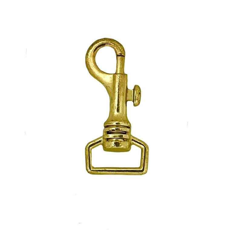 Musketonhaak goud 20mm