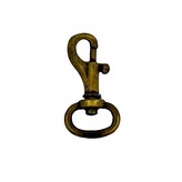 Musketonhaak oud goud 13mm