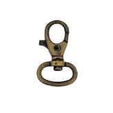 Musketonhaak oud goud 17mm