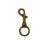 Musketonhaak oud goud 15mm