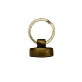 Sleutelring met houder oud goud 50mm