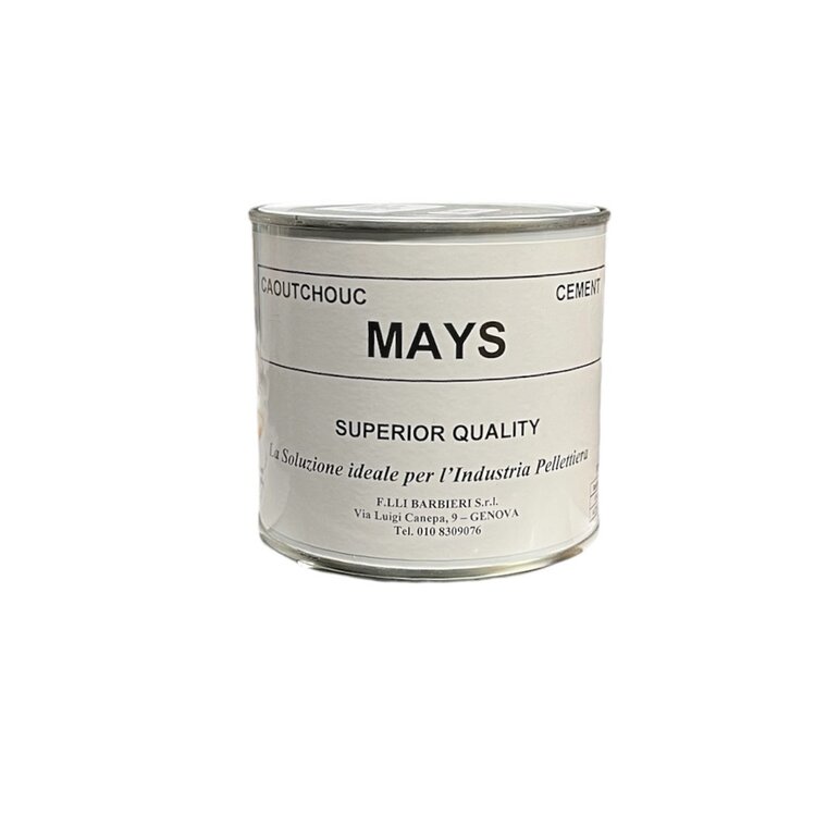 MAYS rubber cement lijm div. afmetingen