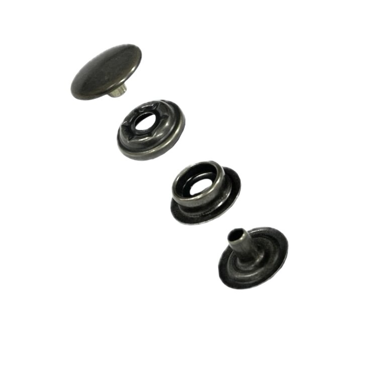 Durable dots 17 mm, antiek grijs