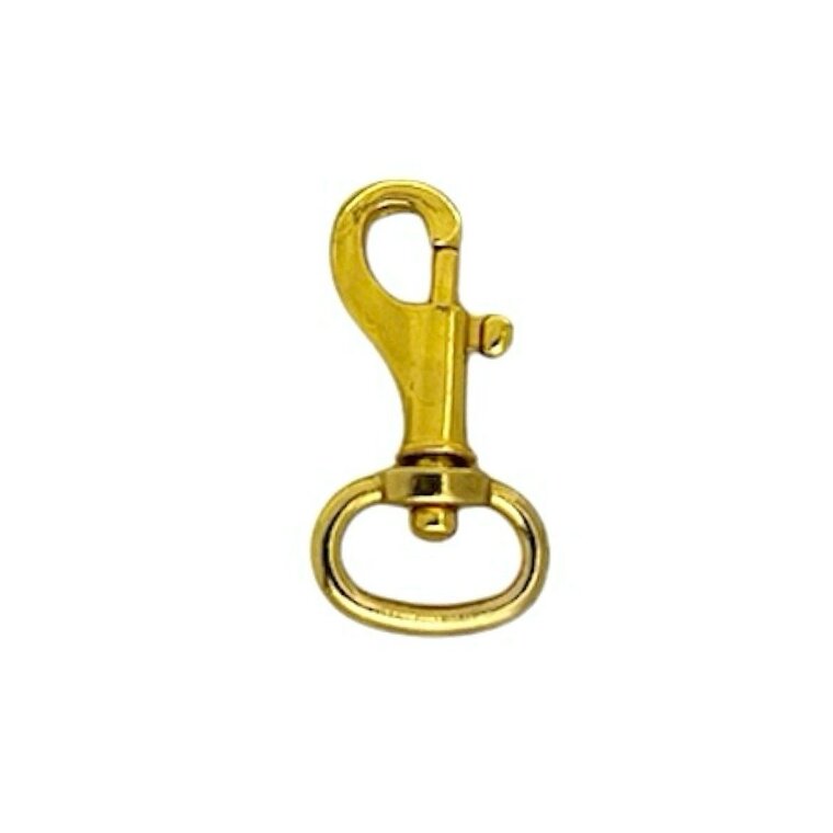Musketonhaak goud 12mm