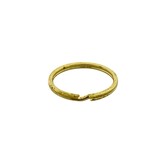 Sleutelring goud 25mm 4 stuks