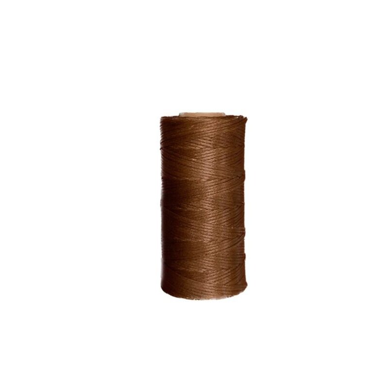 Waxgaren, middel bruin, 0,7 mm
