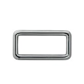Rechthoekige ring nikkel dikke draad 40mm 2 stuks