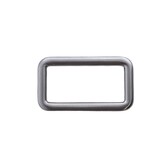 Rechthoekige ring mat nikkel 30mm 2 stuks