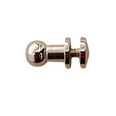 Geweerknoop licht goud 11mm