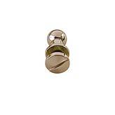Geweerknoop licht goud 11mm
