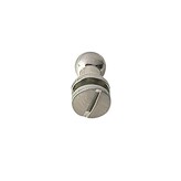 Geweerknoop geborsteld rvs 5mm