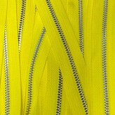 Metalen rits nikkel maat 3 geel