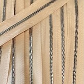 Metalen rits nikkel maat 3 zalmroze