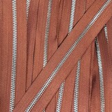 Metalen rits nikkel maat 3 fauve