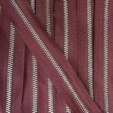 Metalen rits nikkel maat 3 aubergine
