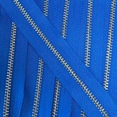 Metalen rits nikkel maat 3 kobaltblauw