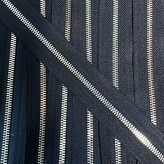 Metalen rits nikkel maat 3 antraciet