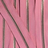 Metalen rits goud maat 5 middelroze