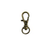 Musketonhaak oud goud 7mm