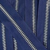 Metalen rits nikkel maat 5 middelblauw