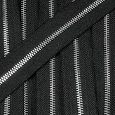 Metalen rits nikkel maat 5 donkergrijs