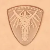 Ivan Leathercraft 3D Drakenschild stempel