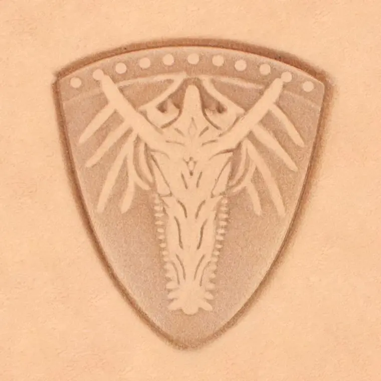 Ivan Leathercraft 3D Drakenschild stempel