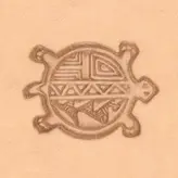 Ivan Leathercraft 3D Schildpad stempel