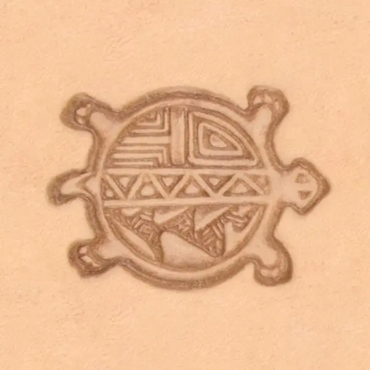 Ivan Leathercraft 3D Schildpad stempel
