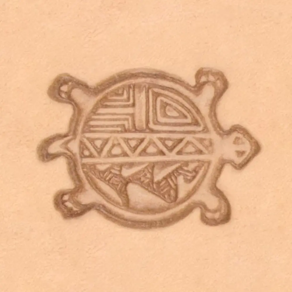 Ivan Leathercraft 3D Schildpad stempel