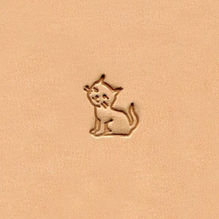 Ivan Leathercraft Kitten figuurstempel 13,3 x 14,7mm