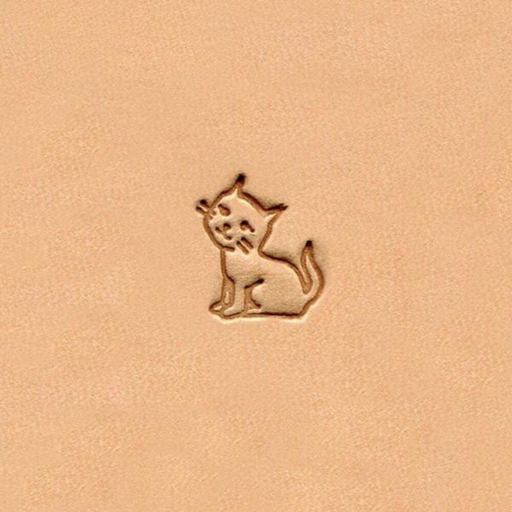 Ivan Leathercraft Kitten figuurstempel 13,3 x 14,7mm
