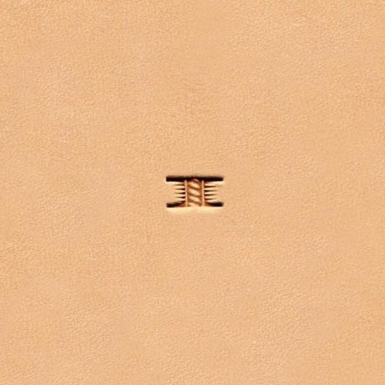 Ivan Leathercraft Basketweave figuurstempel 6,3 x 4mm