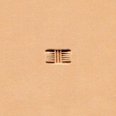 Ivan Leathercraft Basketweave figuurstempel 11,7 x 6mm