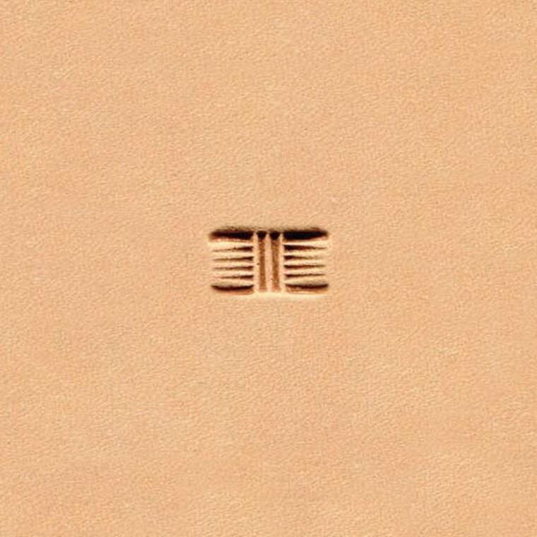 Ivan Leathercraft Basketweave figuurstempel 11,7 x 6mm