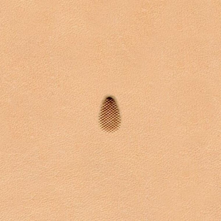 Ivan Leathercraft Pear shader figuurstempel 5,8 x 9,8mm