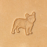Ivan Leathercraft 3D Franse bulldog stempel