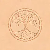 Ivan Leathercraft 3D levensboom stempel