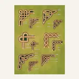 Ivan Leathercraft Sjabloon voor keltische hoeken