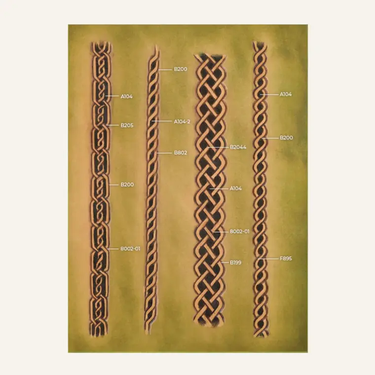 Ivan Leathercraft Sjabloon voor keltische randen