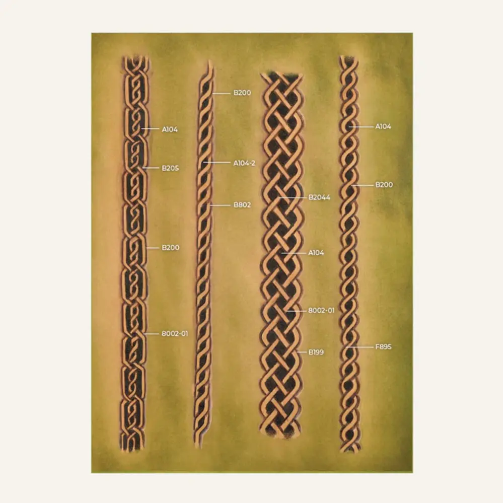 Ivan Leathercraft Sjabloon voor keltische randen