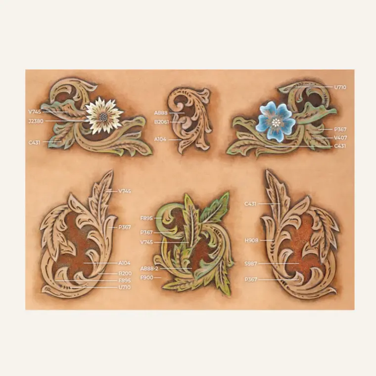 Ivan Leathercraft Sjabloon met hoek design