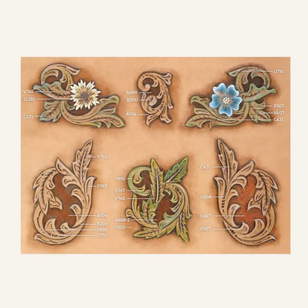 Ivan Leathercraft Sjabloon met hoek design