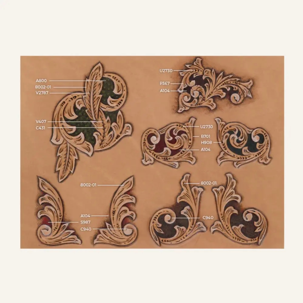 Ivan Leathercraft Sjabloon met hoek design