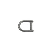 D-ring puller met schroefdraad voor ritsen 6mm