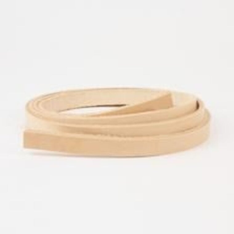 Stroken tuigleer naturel dikte 4,5 mm