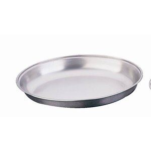 HorecaTraders RVS ovale dekschaal, 20cm