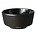 HorecaTraders Melamine ronde kom zwart | 4 Formaten